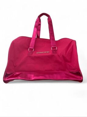 VTG Victoria’s Secret Limited Edition Hot Pink Getaway Travel Duffle Bag